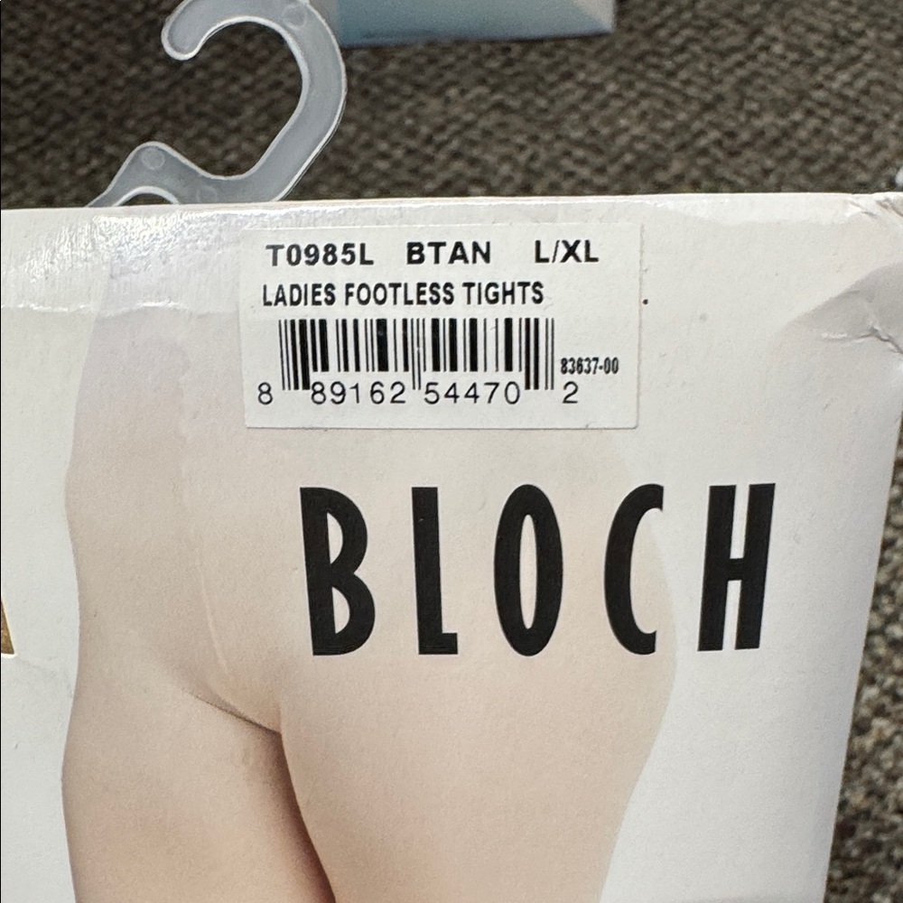 Bloch ADULT contour, soft ladies, footless tights (BTAN) - Picture 6 of 7